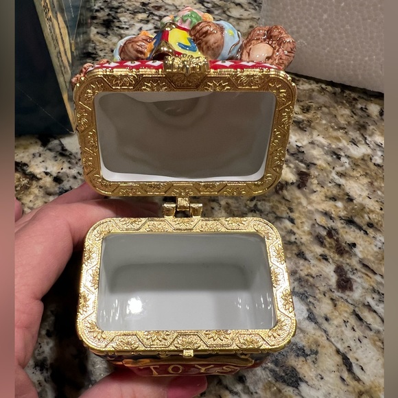 Vtg. Traditions Christmas Teddy Bear Keepsake Box - Picture 14 of 14